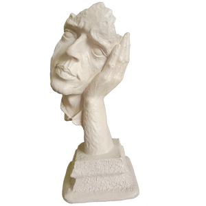 Abstract The Thinker Statue Face and Hand Statue for Home Decor