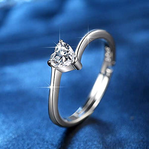 Heart Promise Adjustable Ring for your women And  Girl Valentine's ,Day Engagement