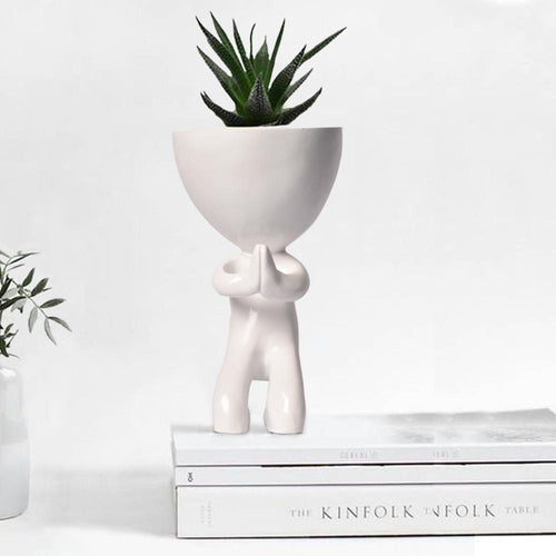 Minimalist Yoga Desk Planters