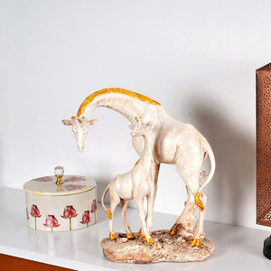 Feng Shui Baby and Mom Giraffe Table Accent