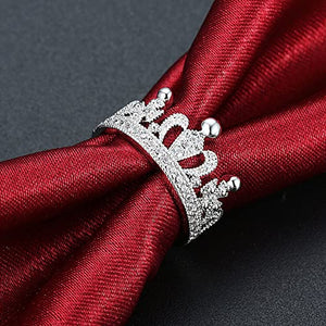 Women's Plated Royal Princess Crown Malleable Offer Ring For Your Girl And Women