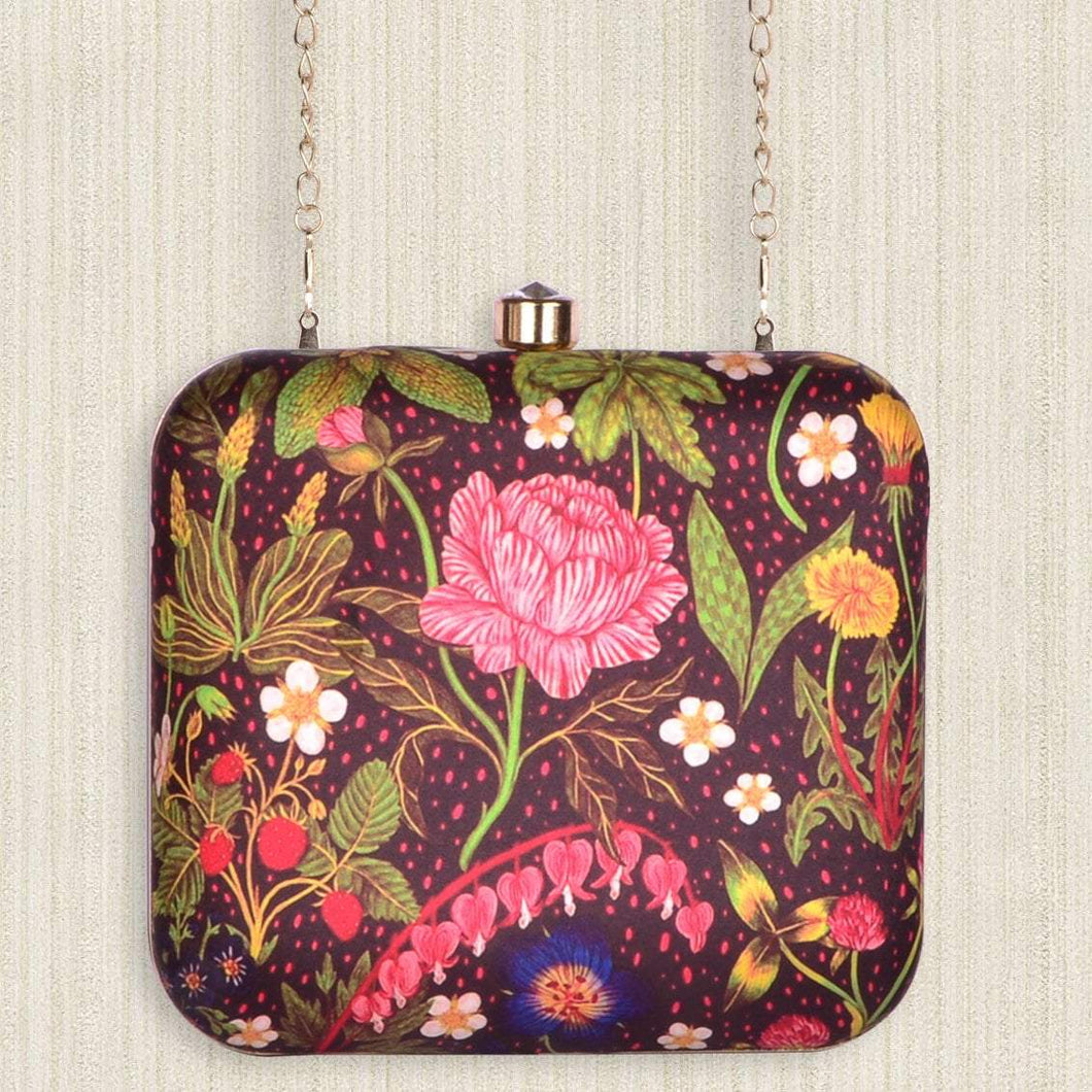 Mithila Printed Clutch